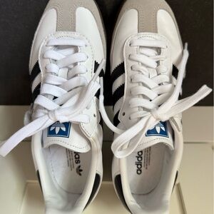 Adidas Samba Women’s White and Black Sneakers